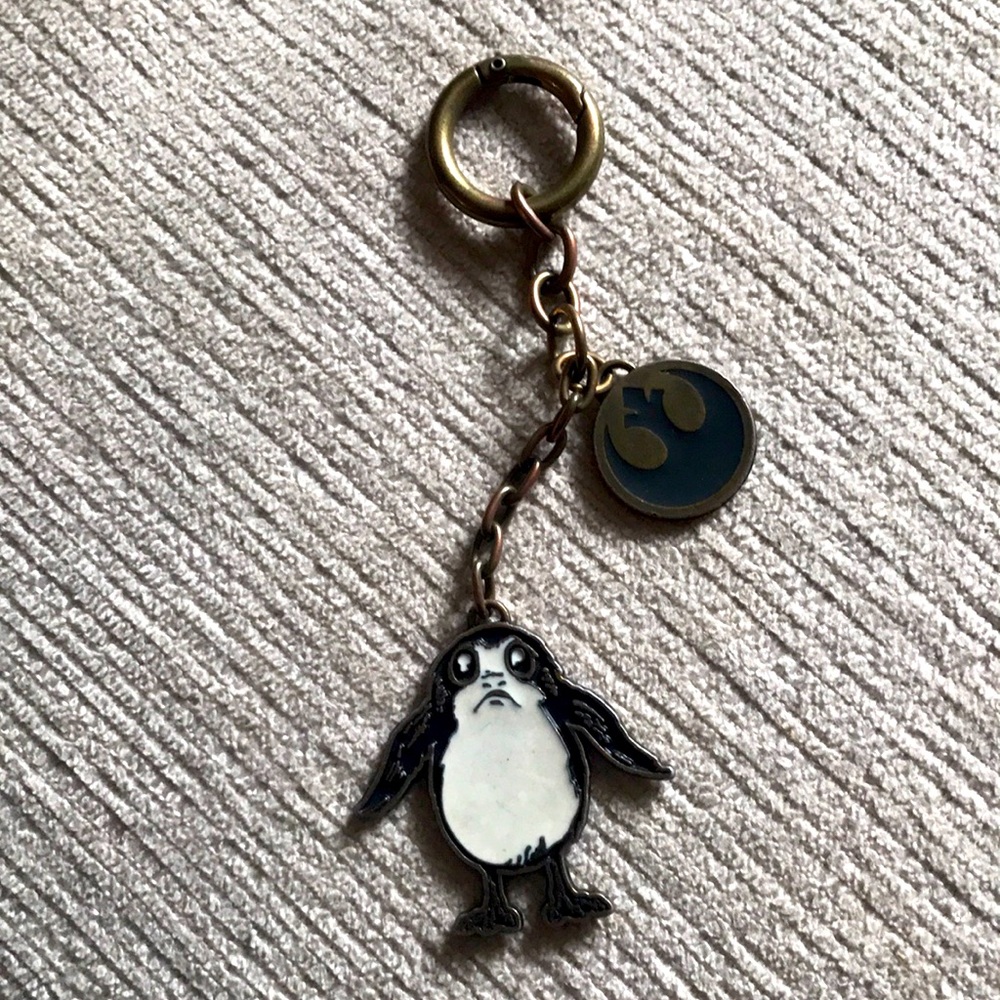 Star Wars porg keychain